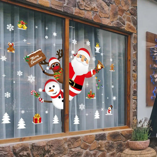 Christmas Wall Window Stickers -  Click Save