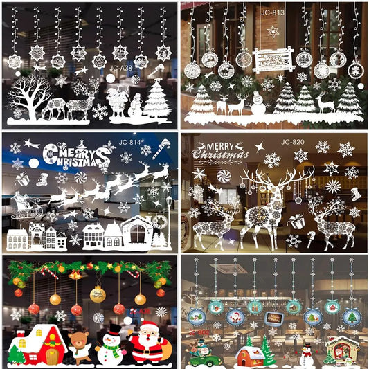 Christmas Wall Window Stickers -  Click Save