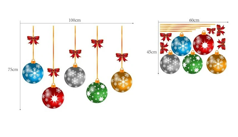 Christmas Wall Stickers -  Click Save