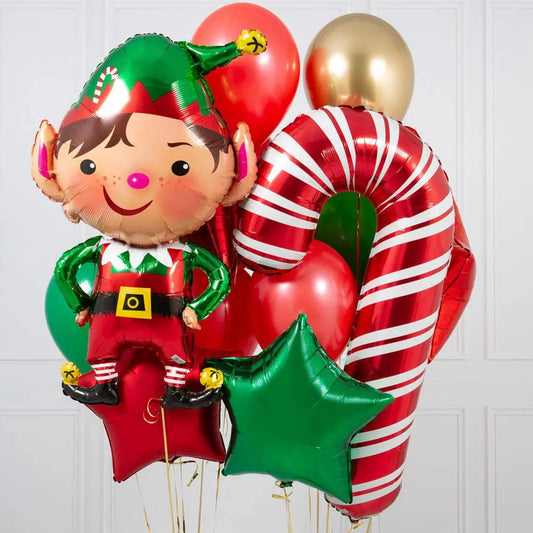 Christmas Foil Balloons Set -  Click Save
