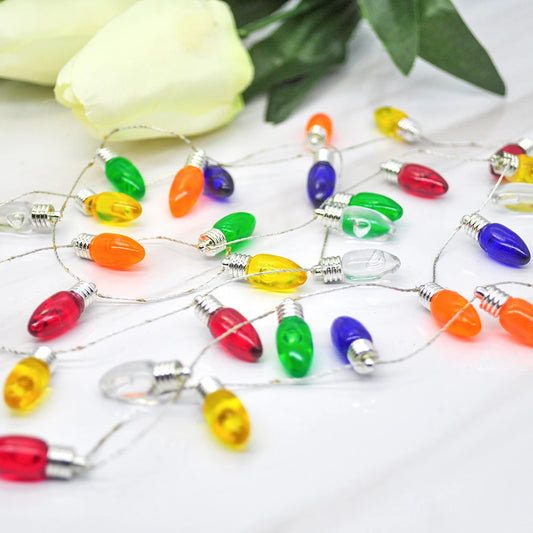 Christmas Bulb Garland -  Click Save