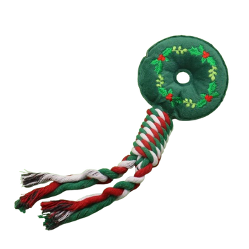 Festive Plush Chew Toy -  Click Save