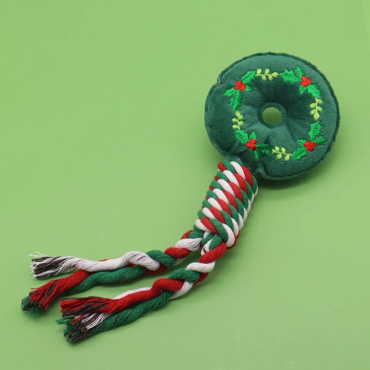 Festive Plush Chew Toy -  Click Save