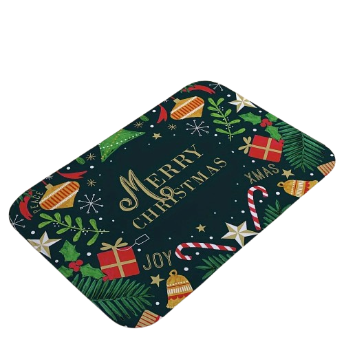 Christmas Gingerbread Door Mat -  Click Save