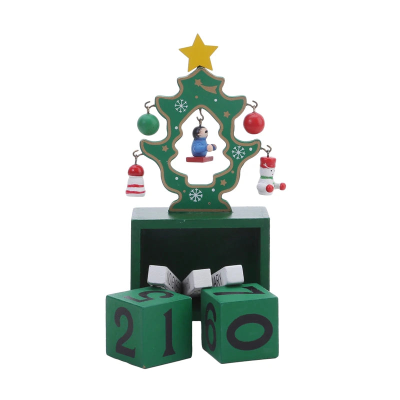 Wooden Christmas Countdown -  Click Save