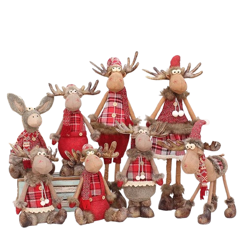 Christmas Elk Table Decor -  Click Save
