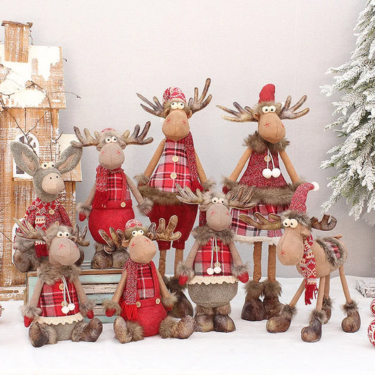 Christmas Elk Table Decor -  Click Save