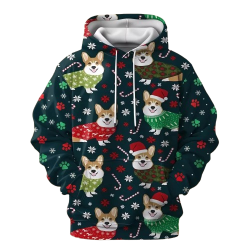 Christmas Santa Hoodie -  Click Save