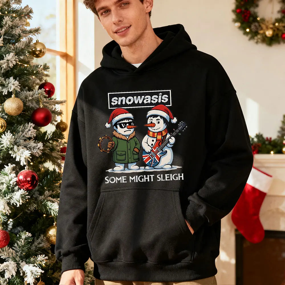 Snowasis Christmas Hoodie -  Click Save