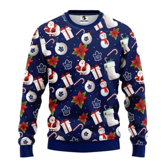 Snowflake Christmas Sweatshirt -  Click Save