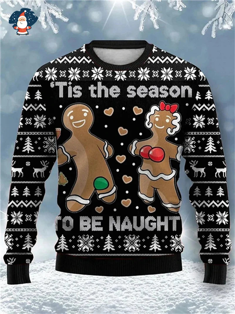 Ugly Christmas Sweatshirt -  Click Save
