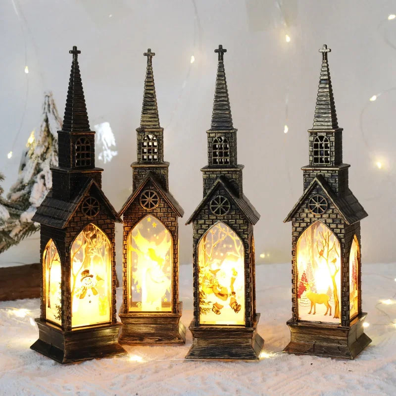 Christmas Church Lantern -  Click Save