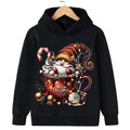 Cartoon Santa Christmas Hoodie -  Click Save