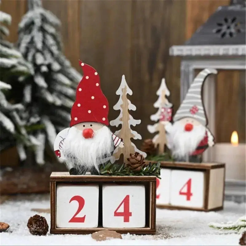 Wooden Christmas Calendar -  Click Save