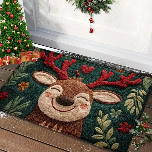 Christmas Gingerbread Door Mat -  Click Save