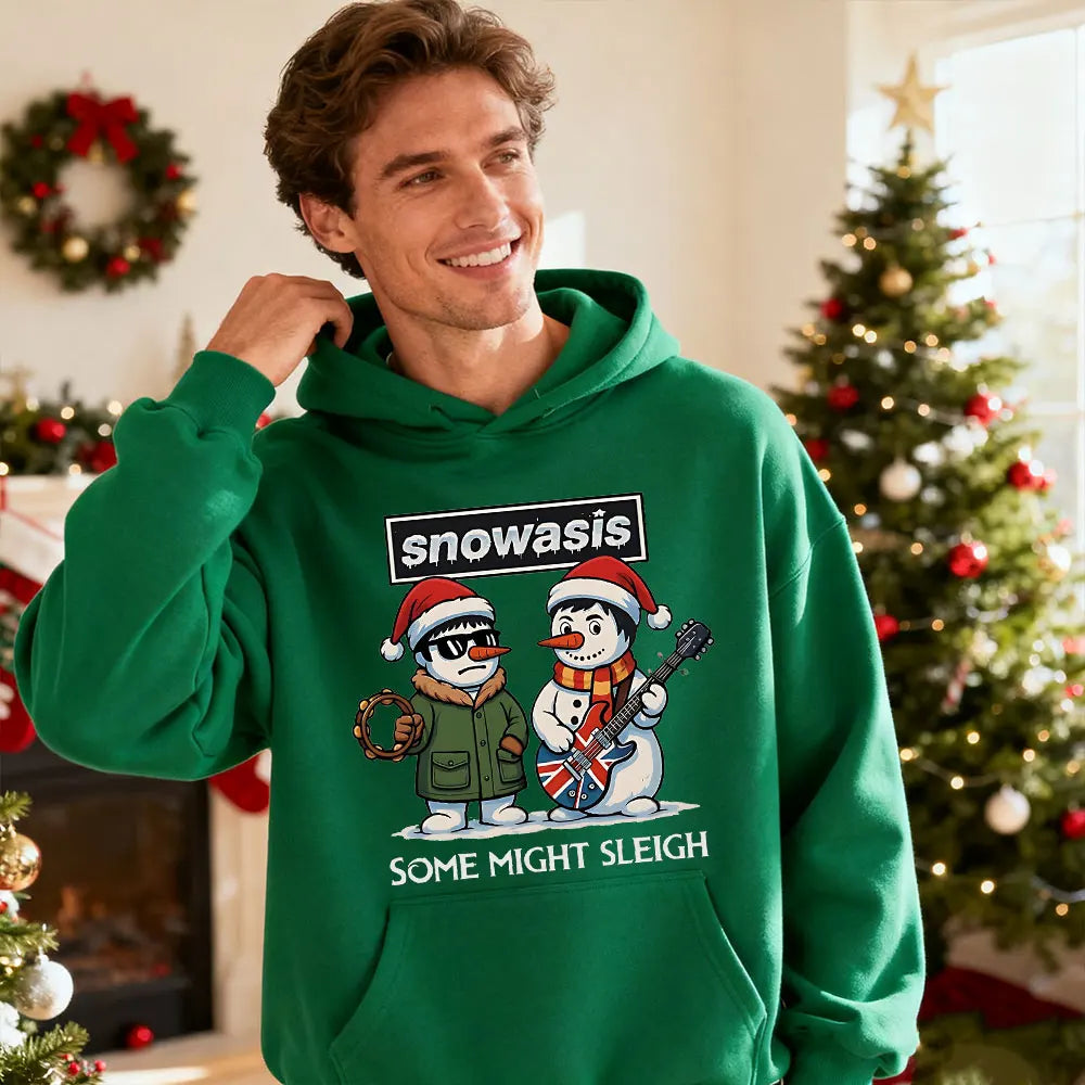 Snowasis Christmas Hoodie -  Click Save