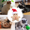 Christmas Gingerbread Cat Toy -  Click Save
