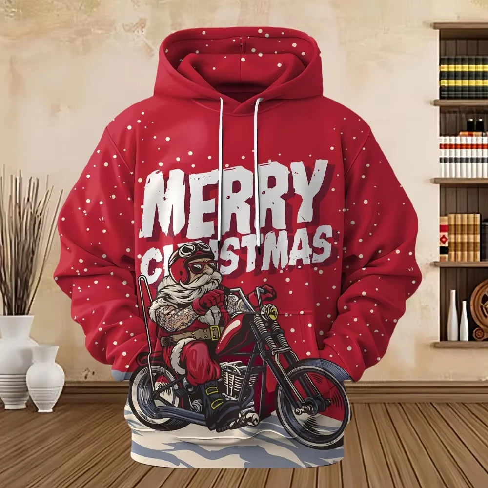 Christmas Santa Hoodie -  Click Save