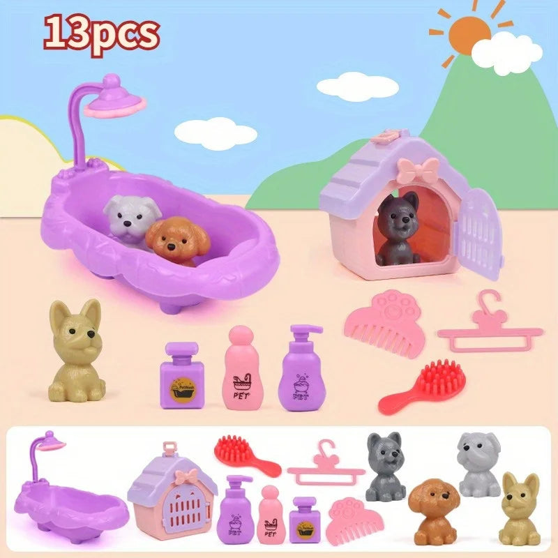 Dog Family Toy Set -  Click Save