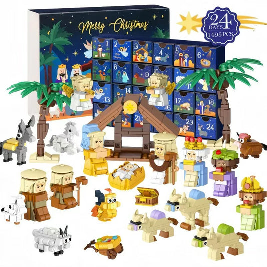 Nativity Advent Calendar -  Click Save