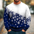 Snowflake Christmas Sweatshirt -  Click Save