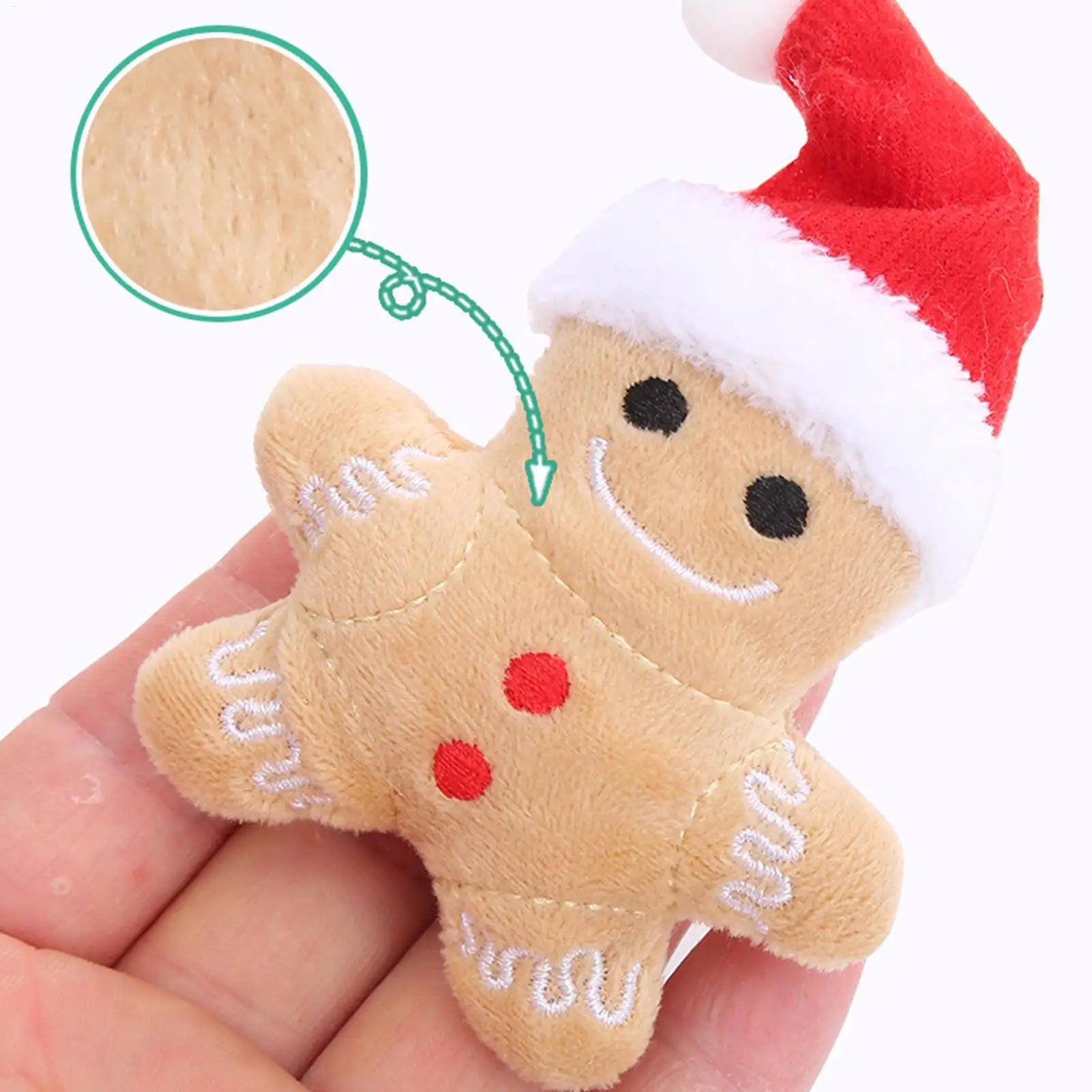 Christmas Gingerbread Cat Toy -  Click Save