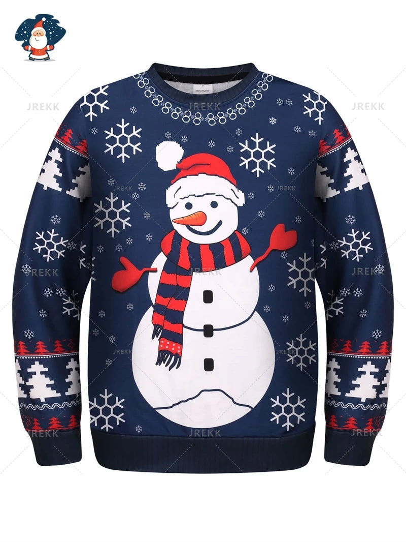 Ugly Christmas Sweatshirt -  Click Save