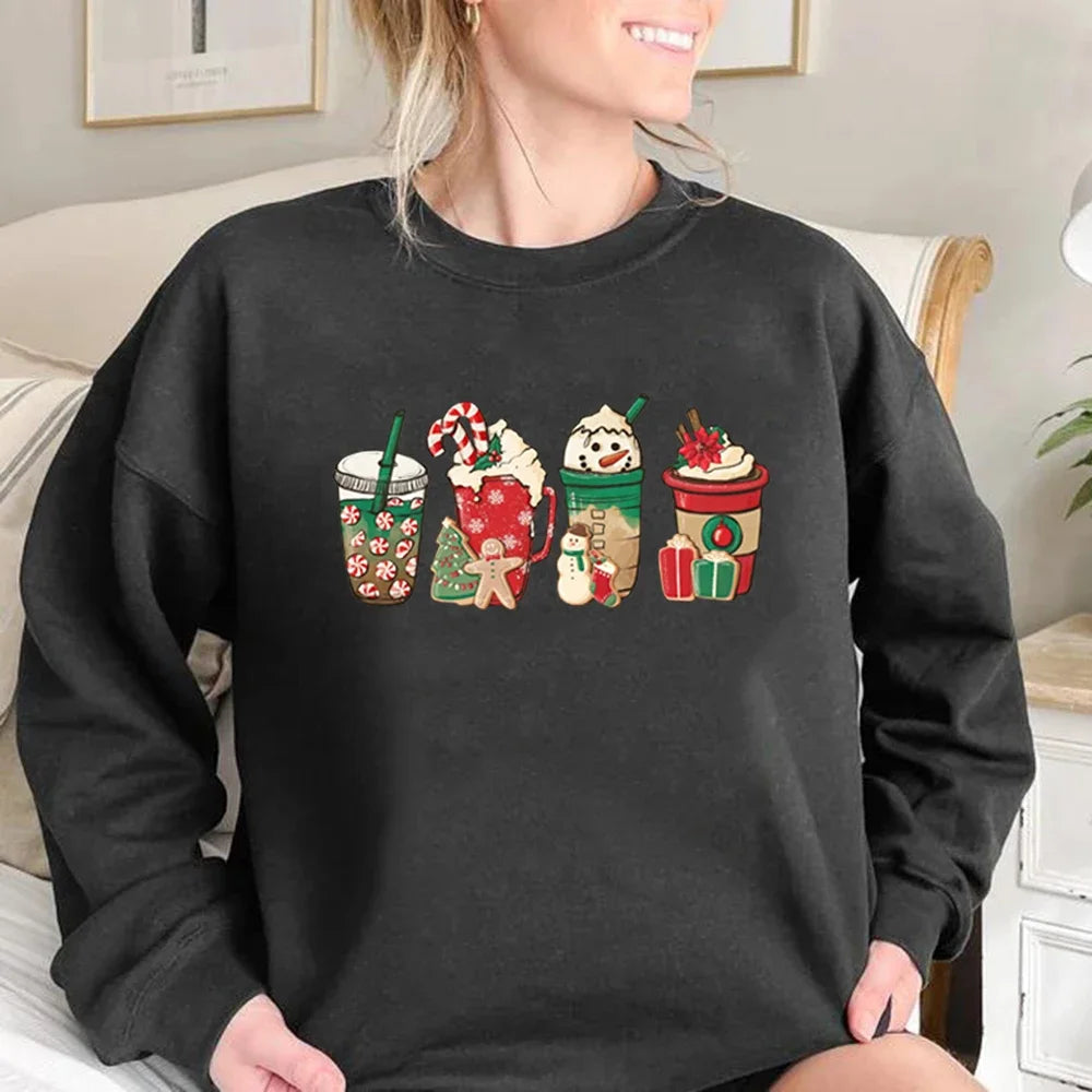 Christmas Coffee Sweatshirt -  Click Save