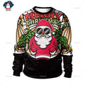 Ugly Christmas Sweatshirt -  Click Save