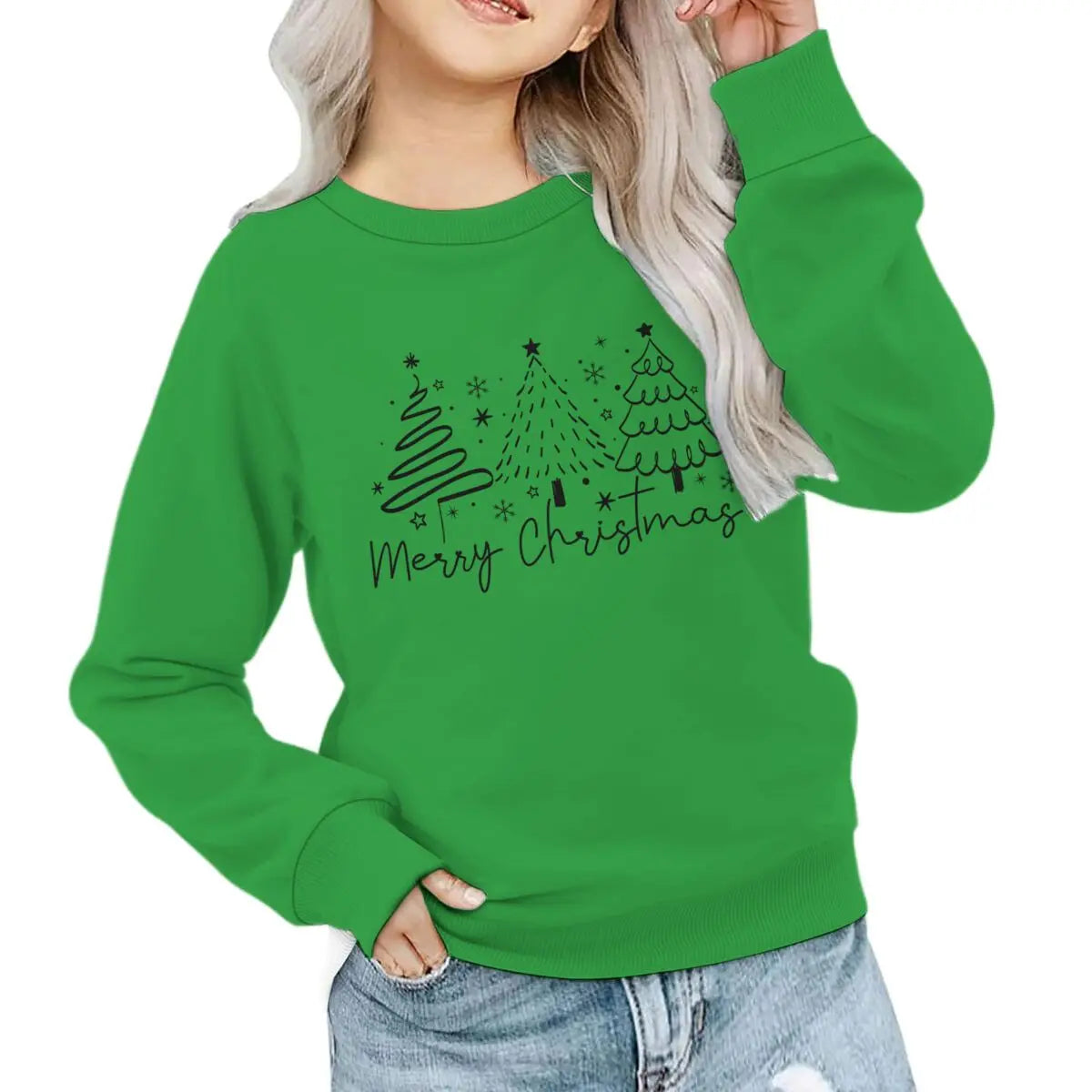Christmas Tree Sweatshirt -  Click Save