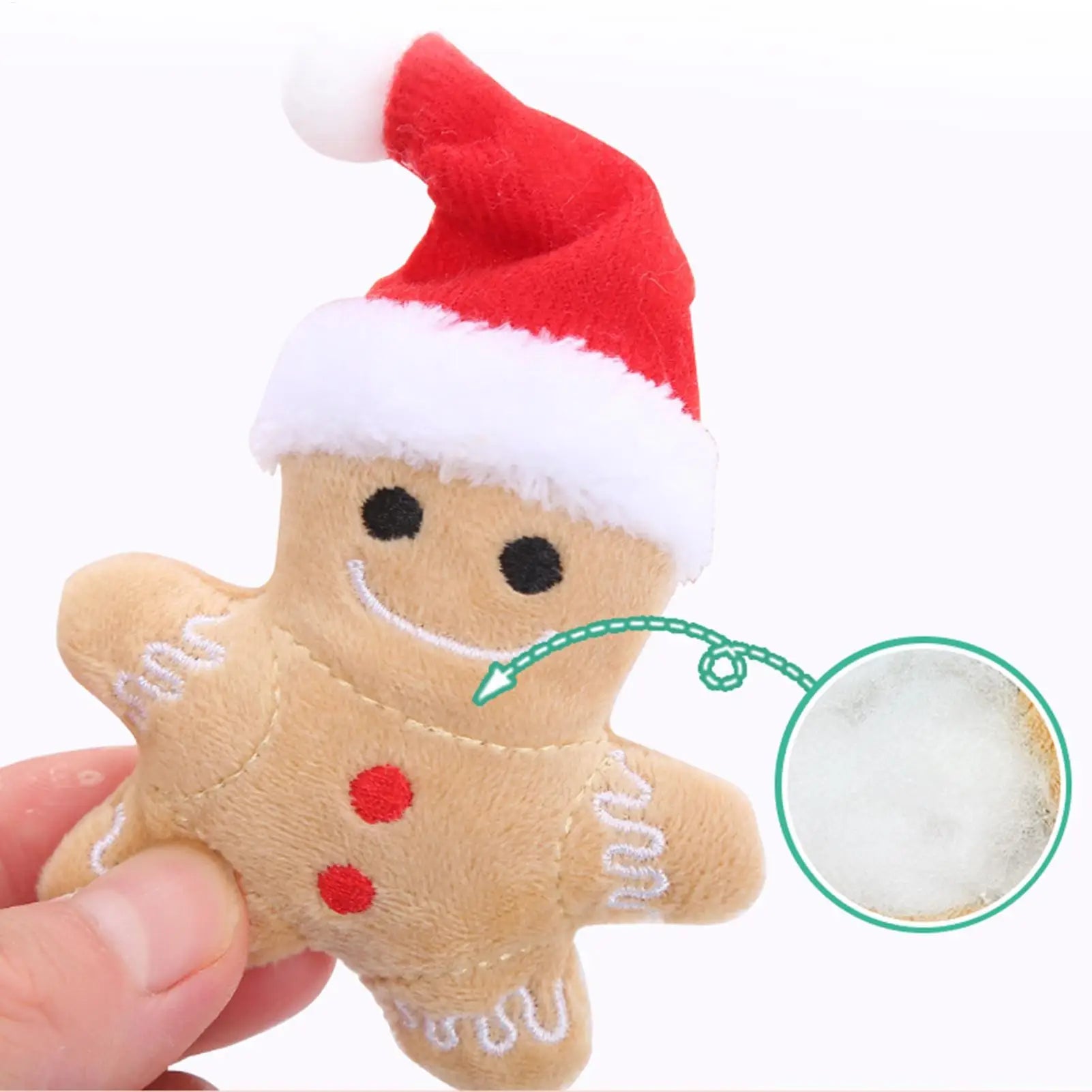 Christmas Gingerbread Cat Toy -  Click Save