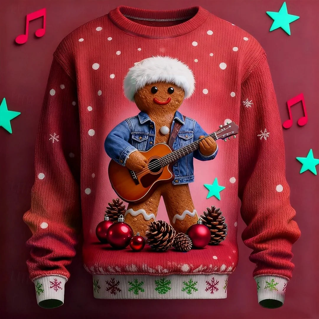 Snowflake Christmas Sweatshirt -  Click Save