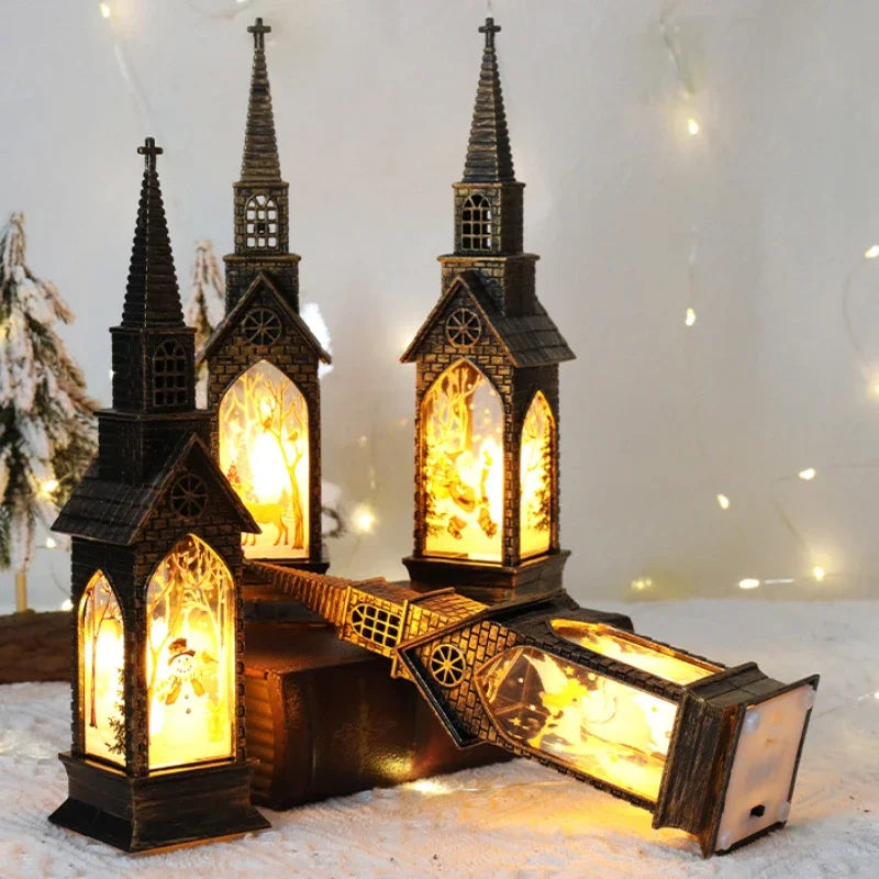 Christmas Church Lantern -  Click Save