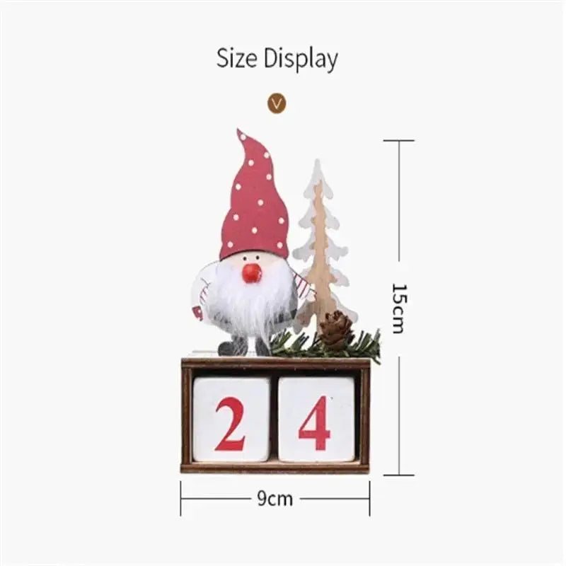 Wooden Christmas Calendar -  Click Save