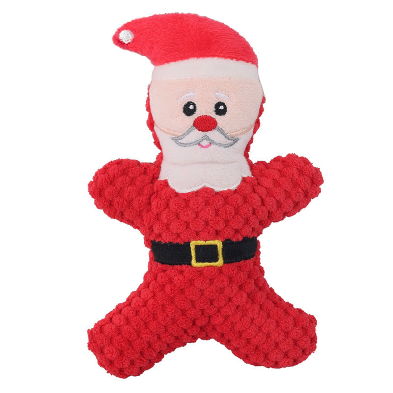 Plush Christmas Dog Toy -  Click Save
