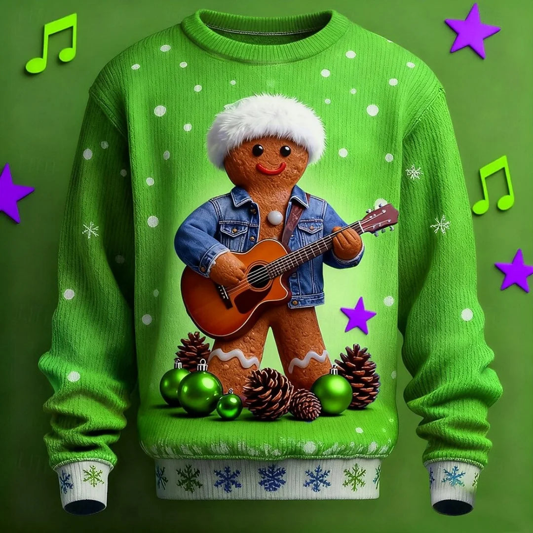 Snowflake Christmas Sweatshirt -  Click Save