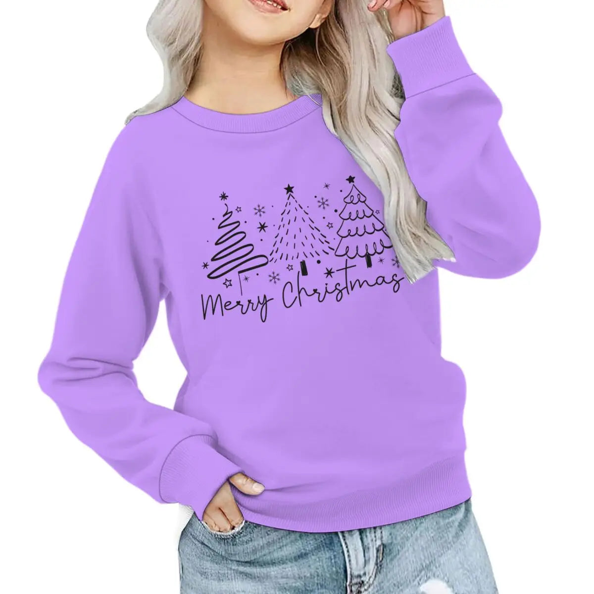 Christmas Tree Sweatshirt -  Click Save