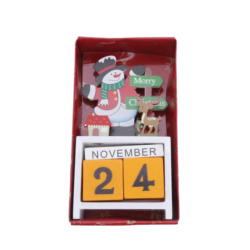 Wooden Christmas Countdown -  Click Save