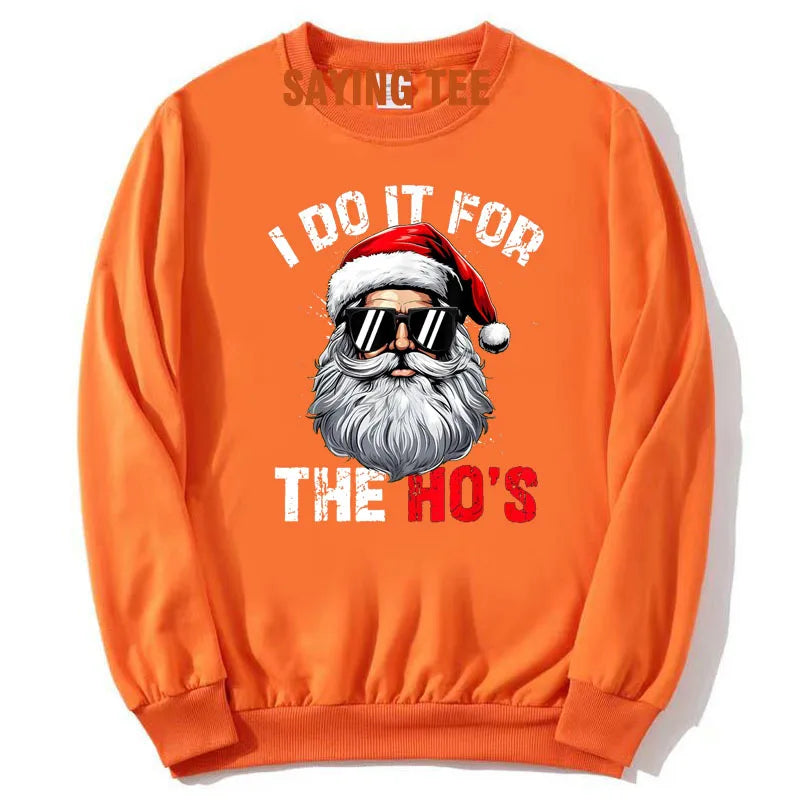 Funny Santa Sweatshirt -  Click Save