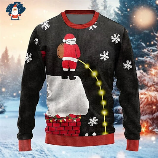 Ugly Christmas Sweatshirt -  Click Save