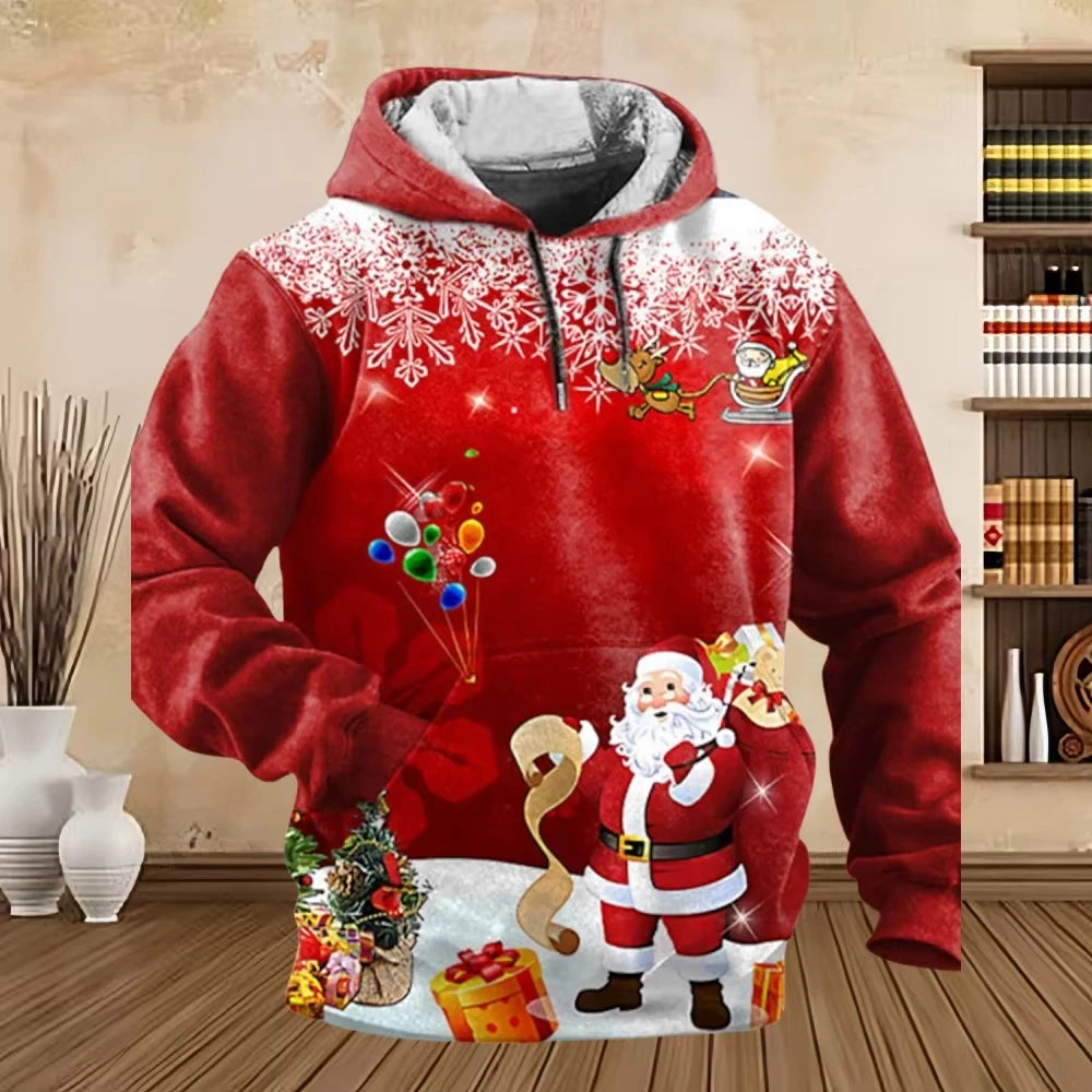 Christmas Santa Hoodie -  Click Save
