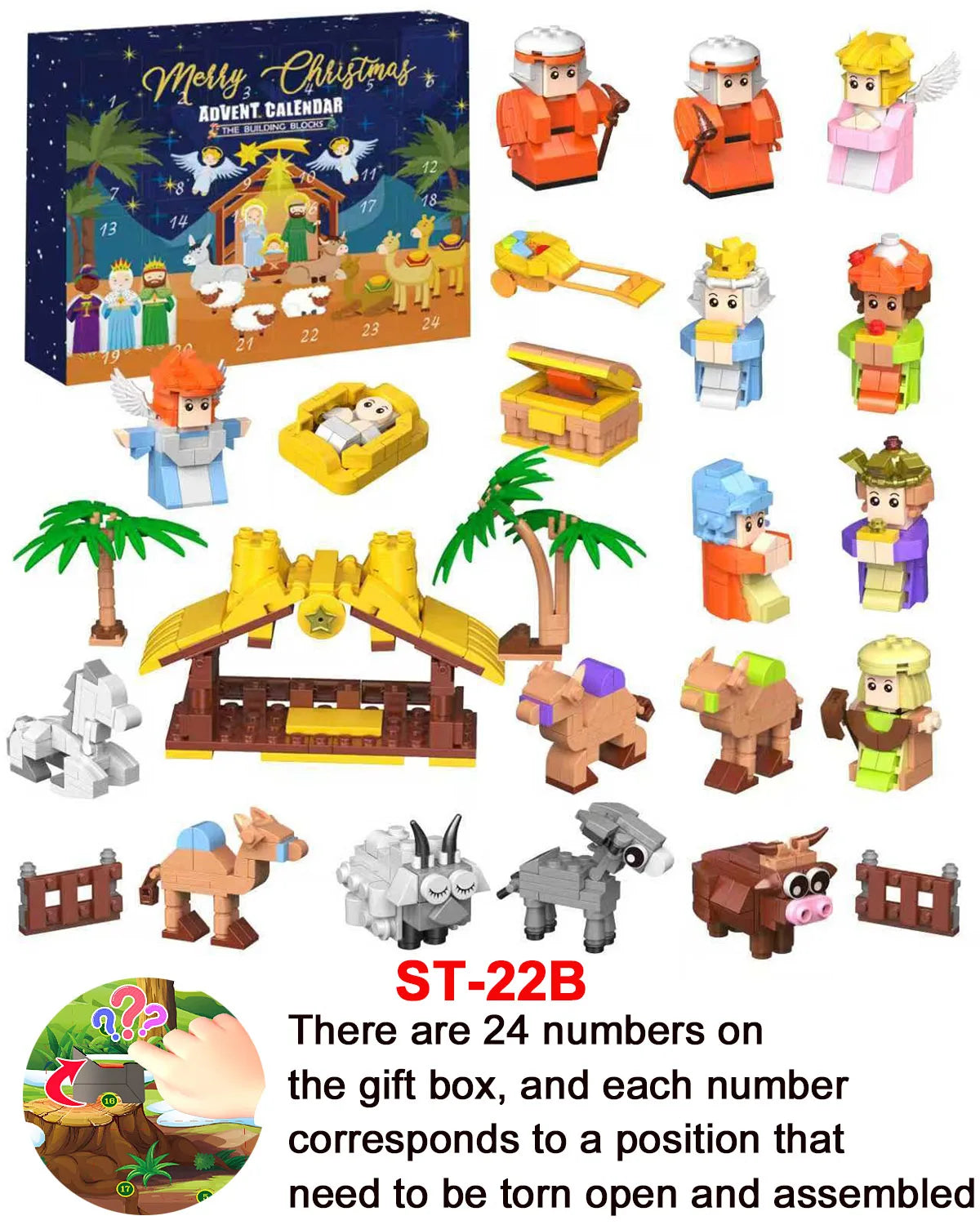 Christmas Advent Calendar Gift -  Click Save