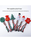 Festive Plush Chew Toy -  Click Save
