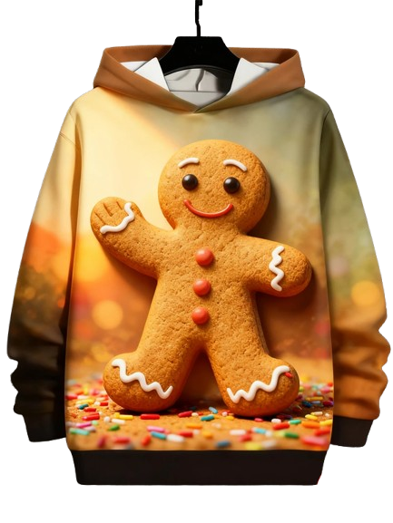 Gingerbread Hoodie -  Click Save
