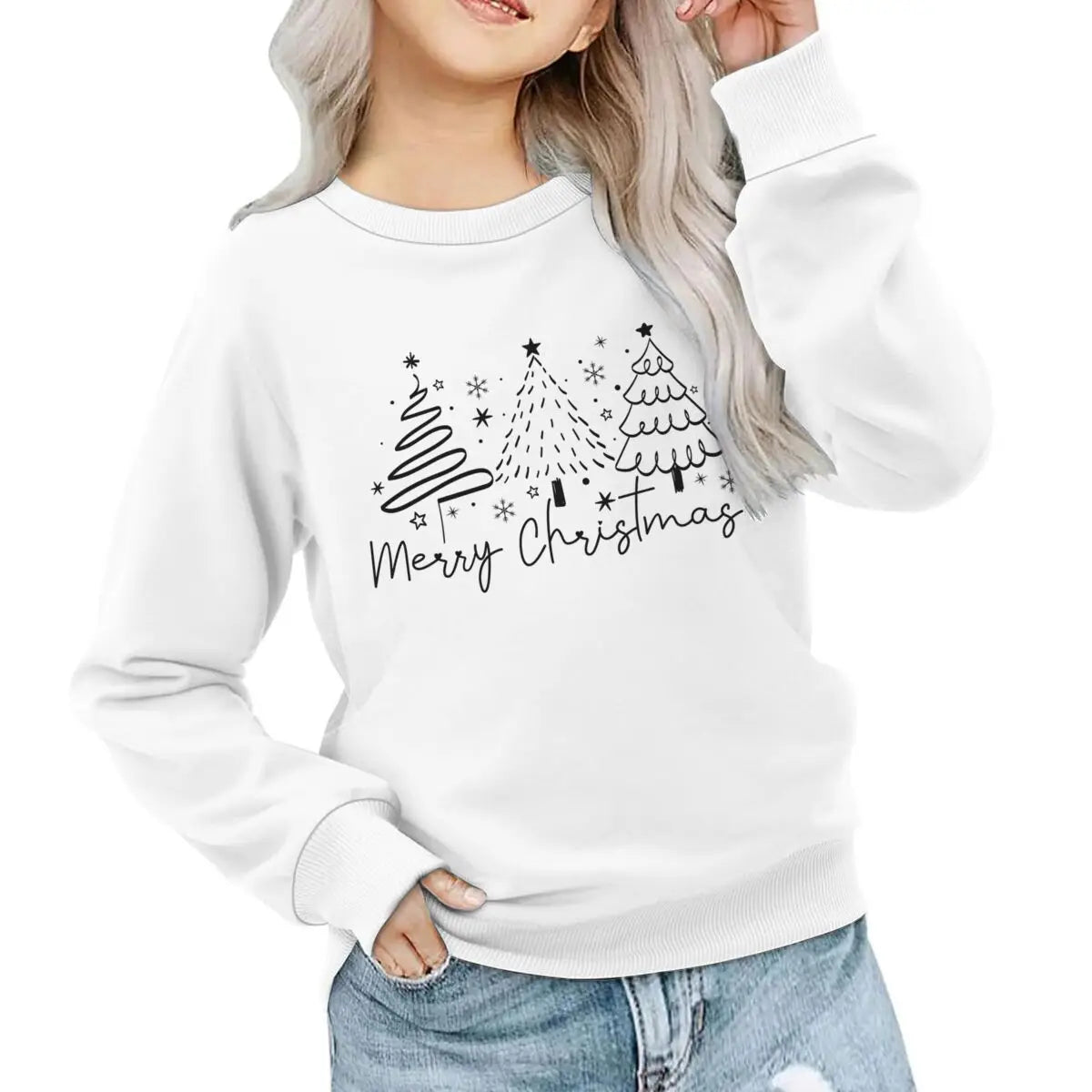 Christmas Tree Sweatshirt -  Click Save