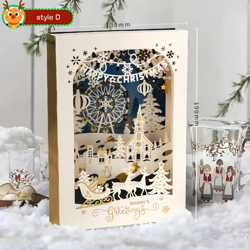 Christmas Greeting Card -  Click Save