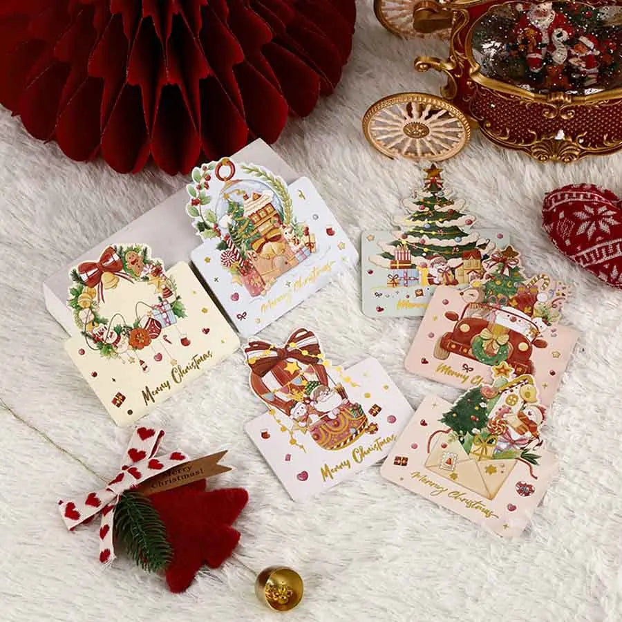 Holiday Greeting Cards Set -  Click Save