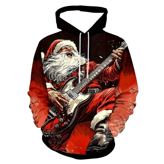 Cartoon Christmas Hoodie -  Click Save