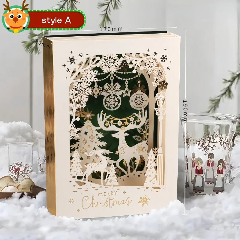 Christmas Greeting Card -  Click Save