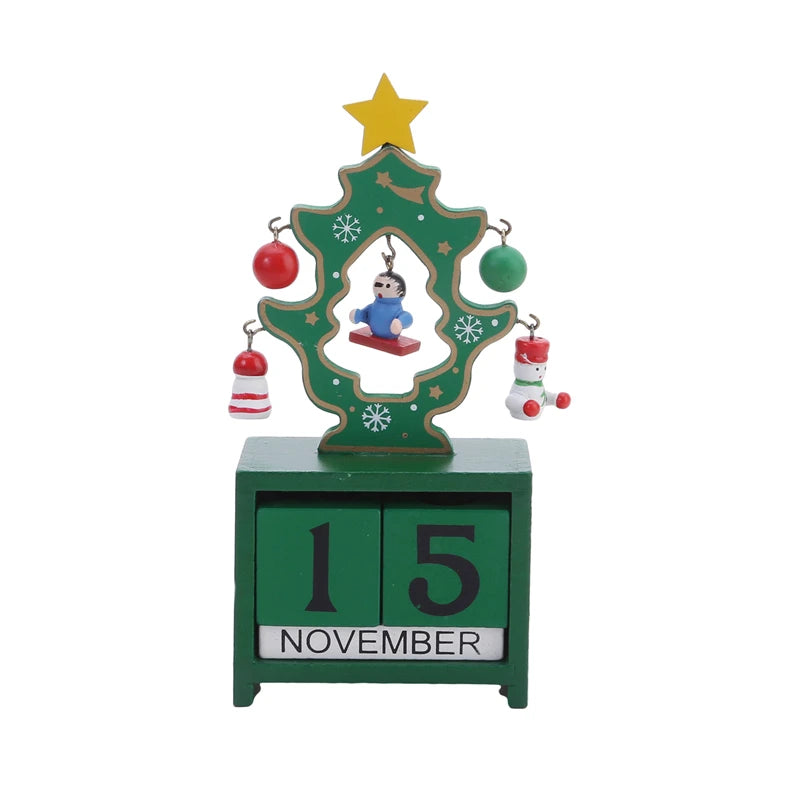 Wooden Christmas Countdown -  Click Save